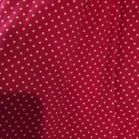 Charming Retro Red Polka Dot Dress By Emily & Fin, Sz L - Picture 5 of 5